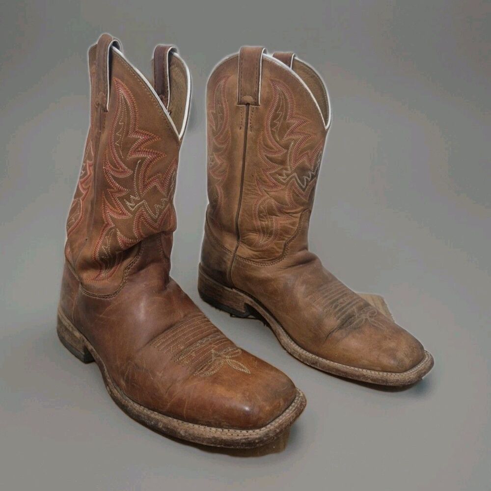 Justin Austin Bent Rail Men's Size 8D 8EE Western Cowboy Boots USA BR735